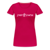 Meene Schwesta - Frauen Premium T-Shirt - dunkles Pink