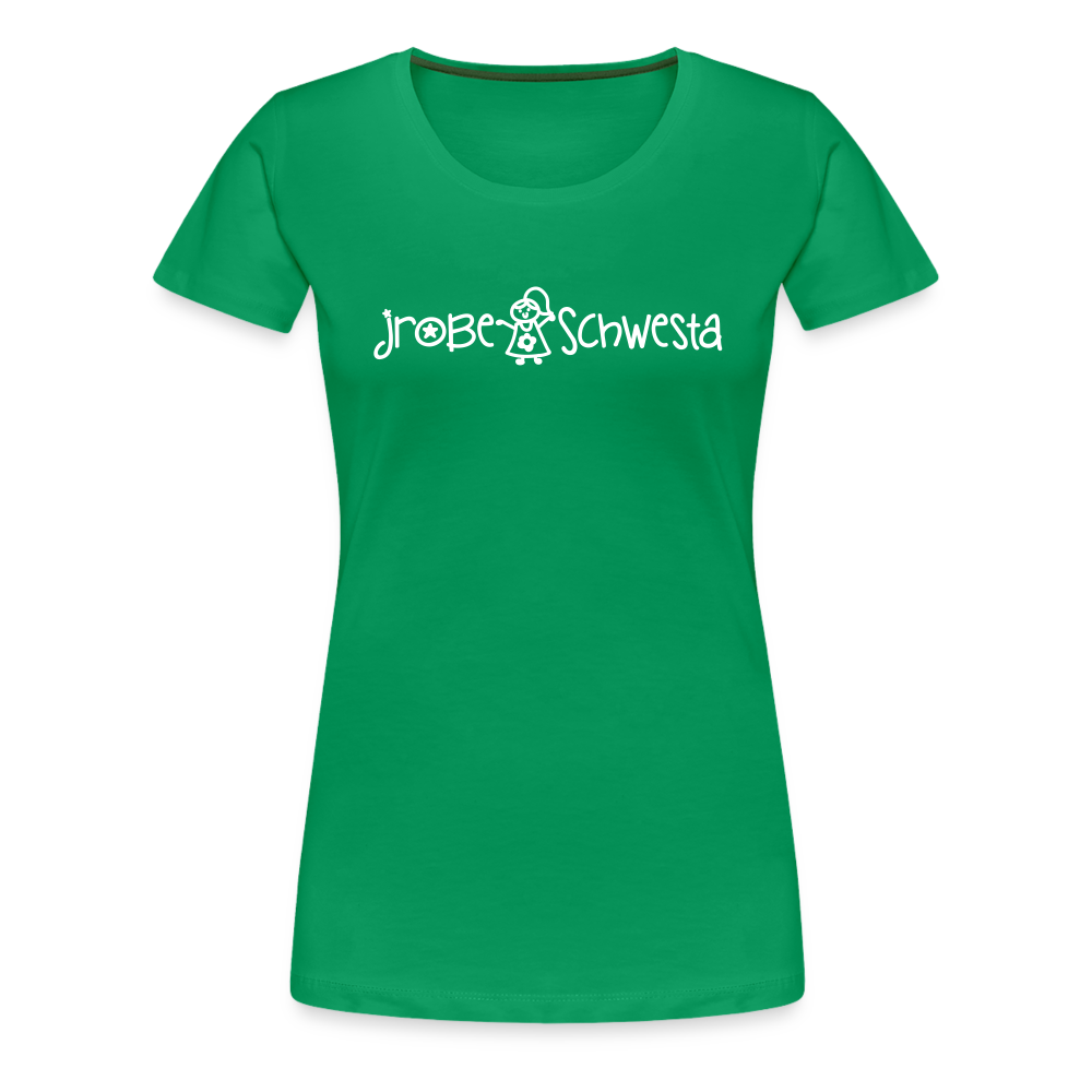 Meene Schwesta - Frauen Premium T-Shirt - Kelly Green