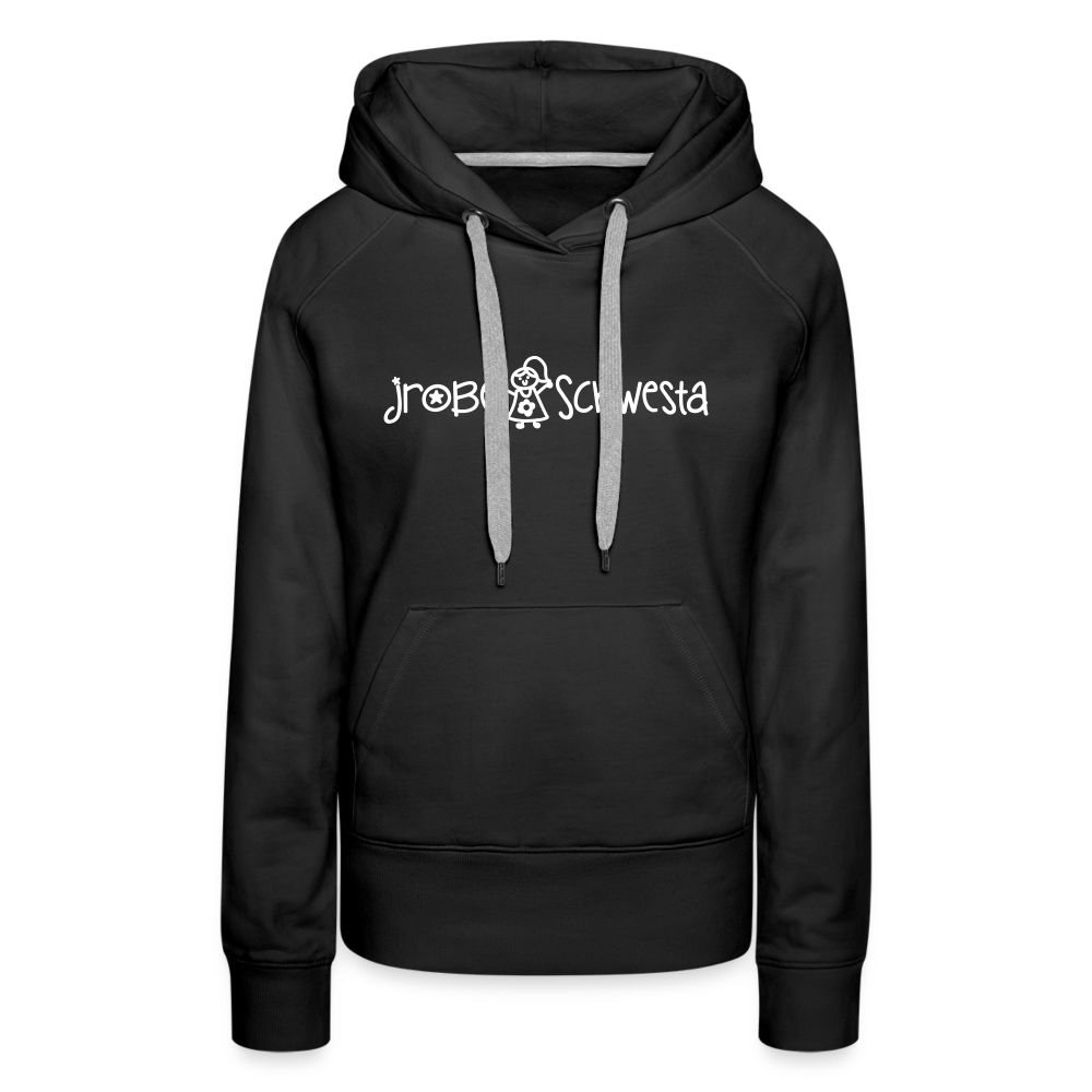 Meene Schwesta - Frauen Premium Hoodie - Schwarz
