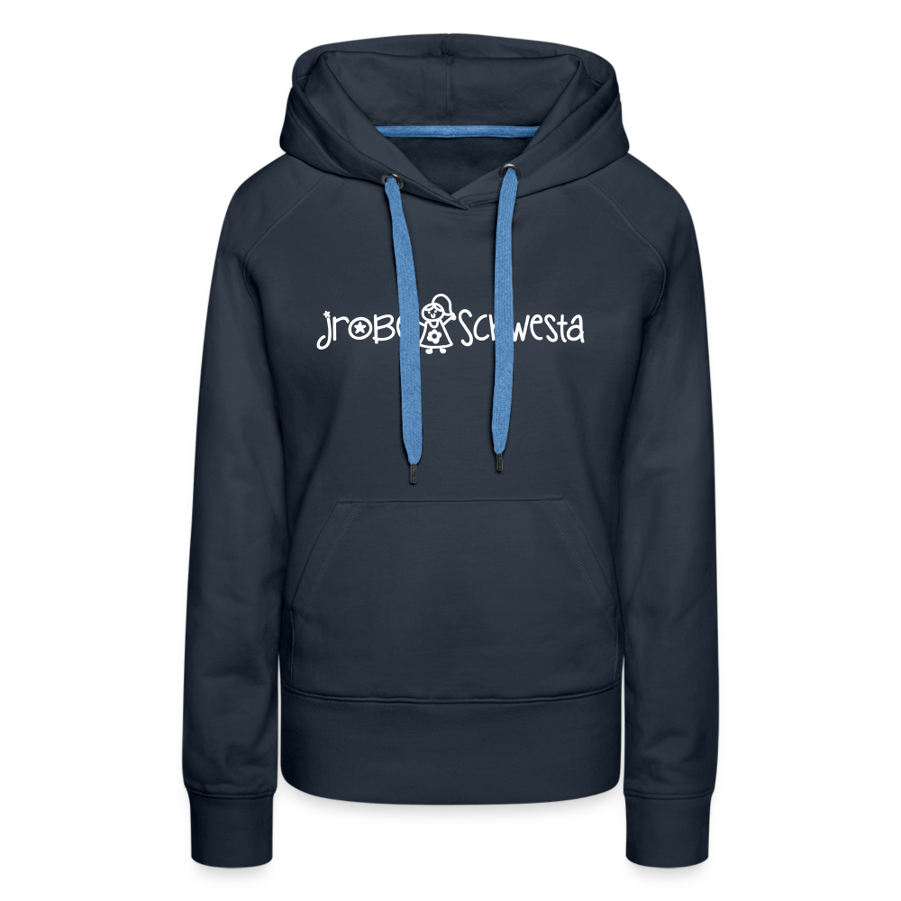 Meene Schwesta - Frauen Premium Hoodie - Navy