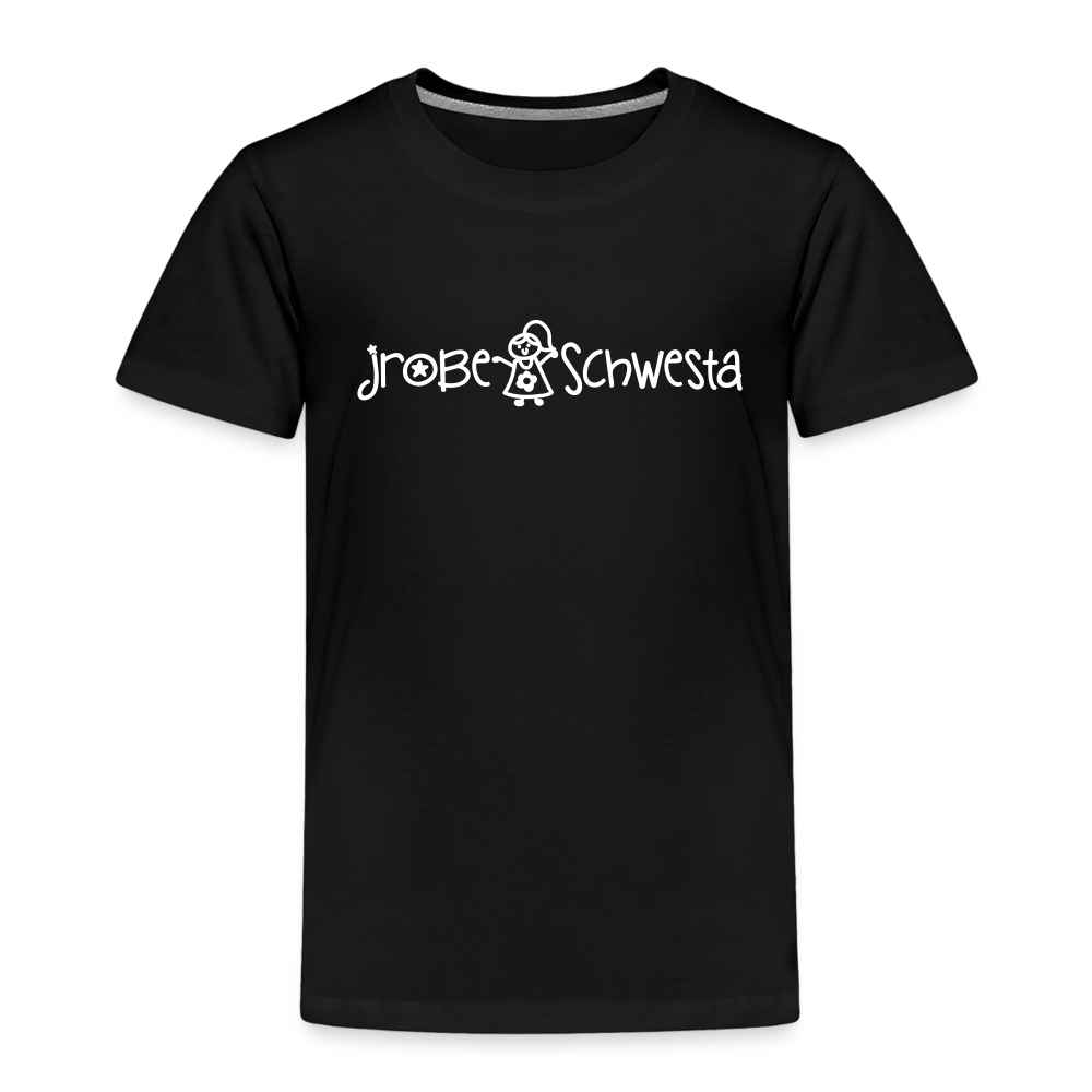 Meene Schwesta - Kinder Premium T-Shirt - Schwarz