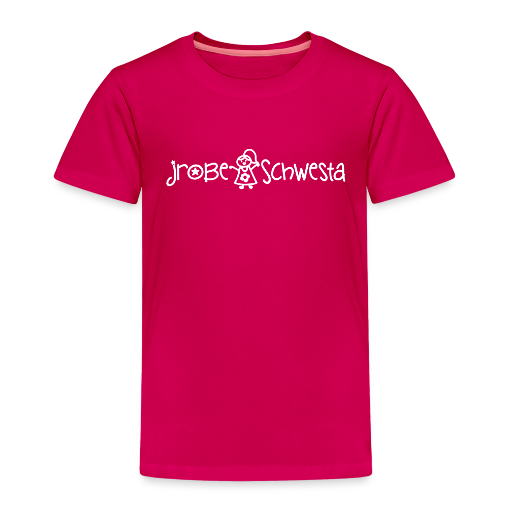 Meene Schwesta - Kinder Premium T-Shirt - dunkles Pink