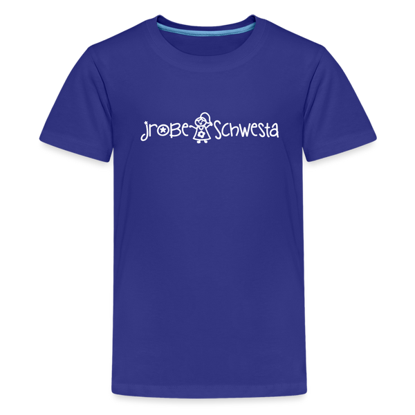 Meene Schwesta - Teenager Premium T-Shirt - Königsblau