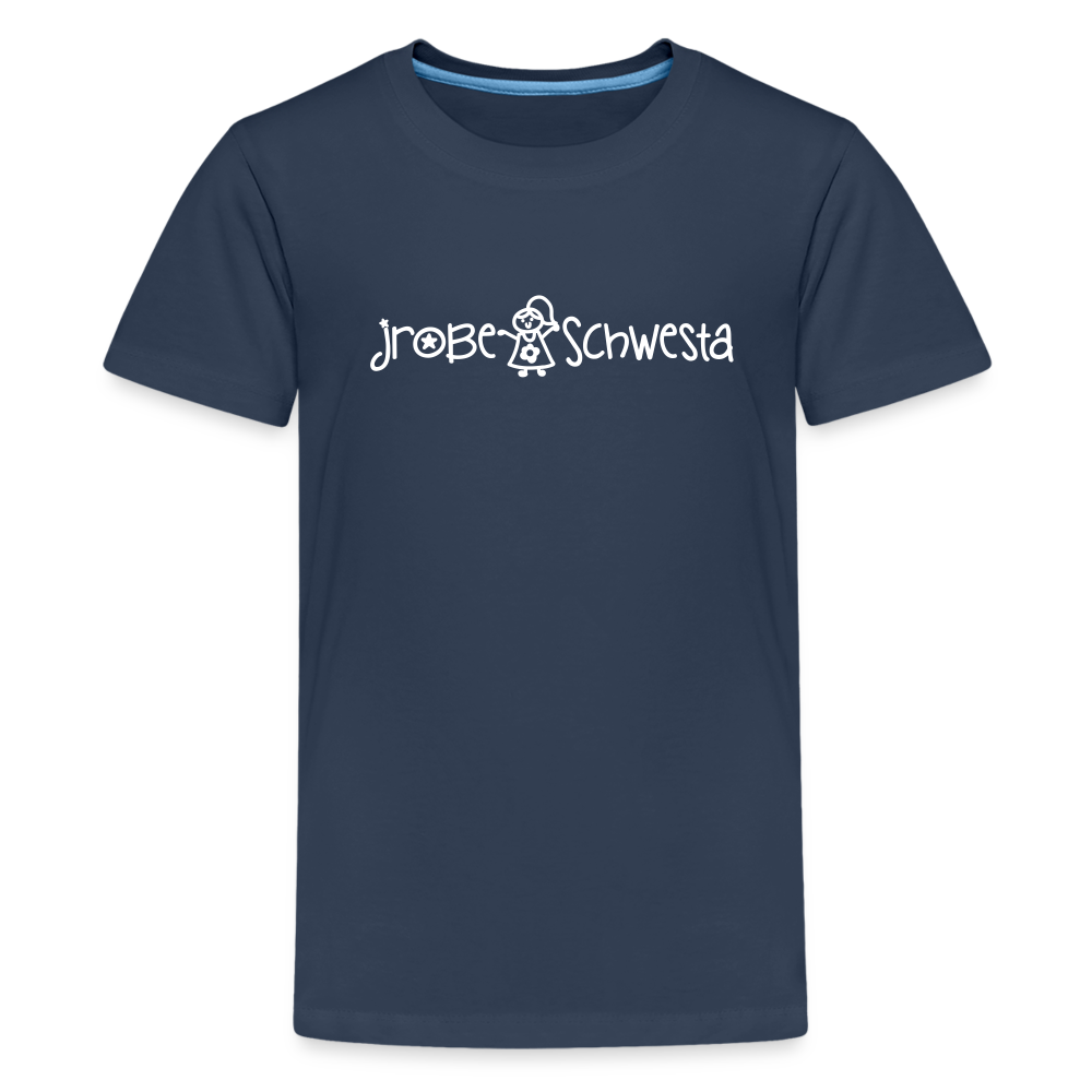 Meene Schwesta - Teenager Premium T-Shirt - Navy