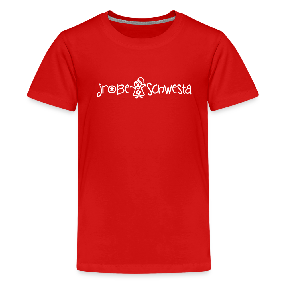 Meene Schwesta - Teenager Premium T-Shirt - Rot