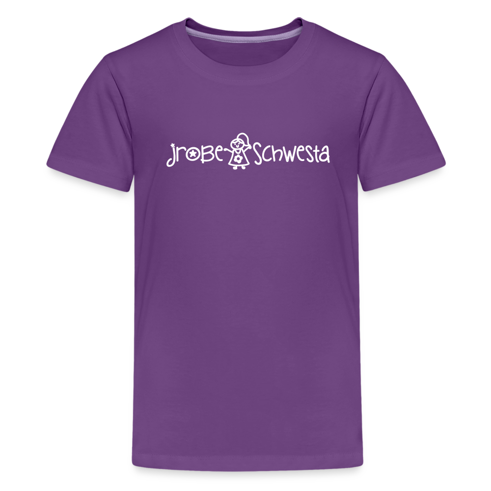 Meene Schwesta - Teenager Premium T-Shirt - Lila