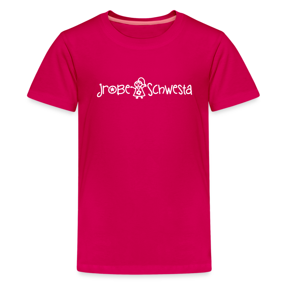 Meene Schwesta - Teenager Premium T-Shirt - dunkles Pink
