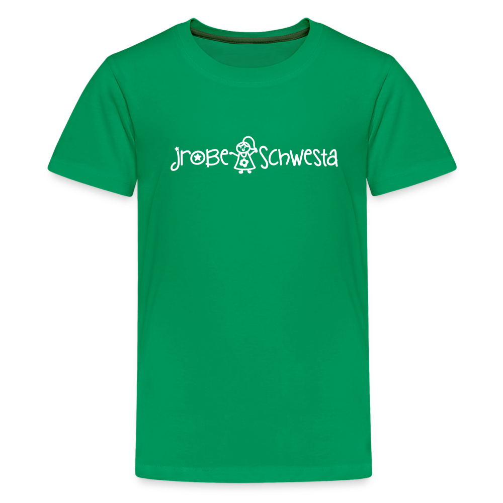 Meene Schwesta - Teenager Premium T-Shirt - Kelly Green