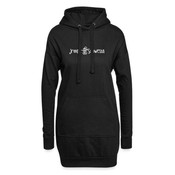 Meene Schwesta - Hoodie-Kleid - Schwarz