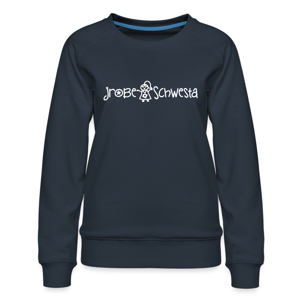 Meene Schwesta - Frauen Premium Sweatshirt - Navy