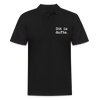 Dit is dufte - Männer Poloshirt - Schwarz