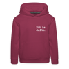 Dit is dufte - Kinder Premium Hoodie - Bordeaux