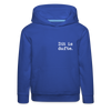 Dit is dufte - Kinder Premium Hoodie - Royalblau