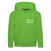 Dit is dufte - Kinder Premium Hoodie - Hellgrün