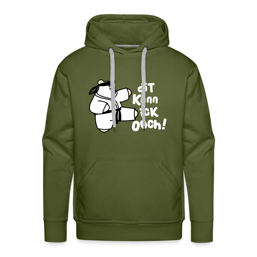 Dit kann ick ooch! - Männer Premium Hoodie - Olivgrün