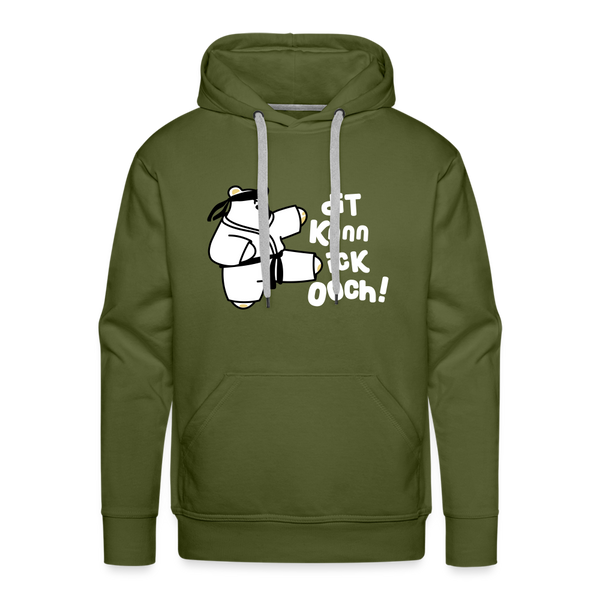 Dit kann ick ooch! - Männer Premium Hoodie - Olivgrün