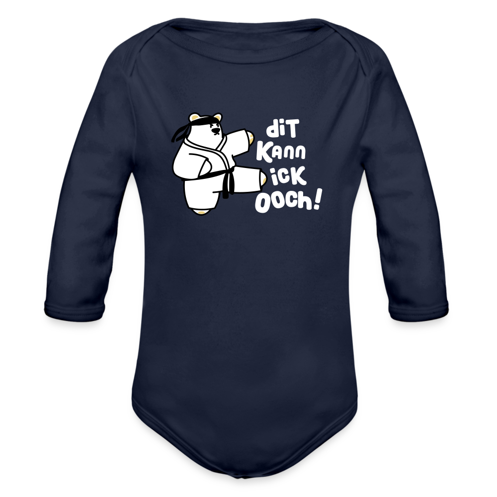 Dit kann ick ooch! - Bio-Langarmbody - Dunkelnavy