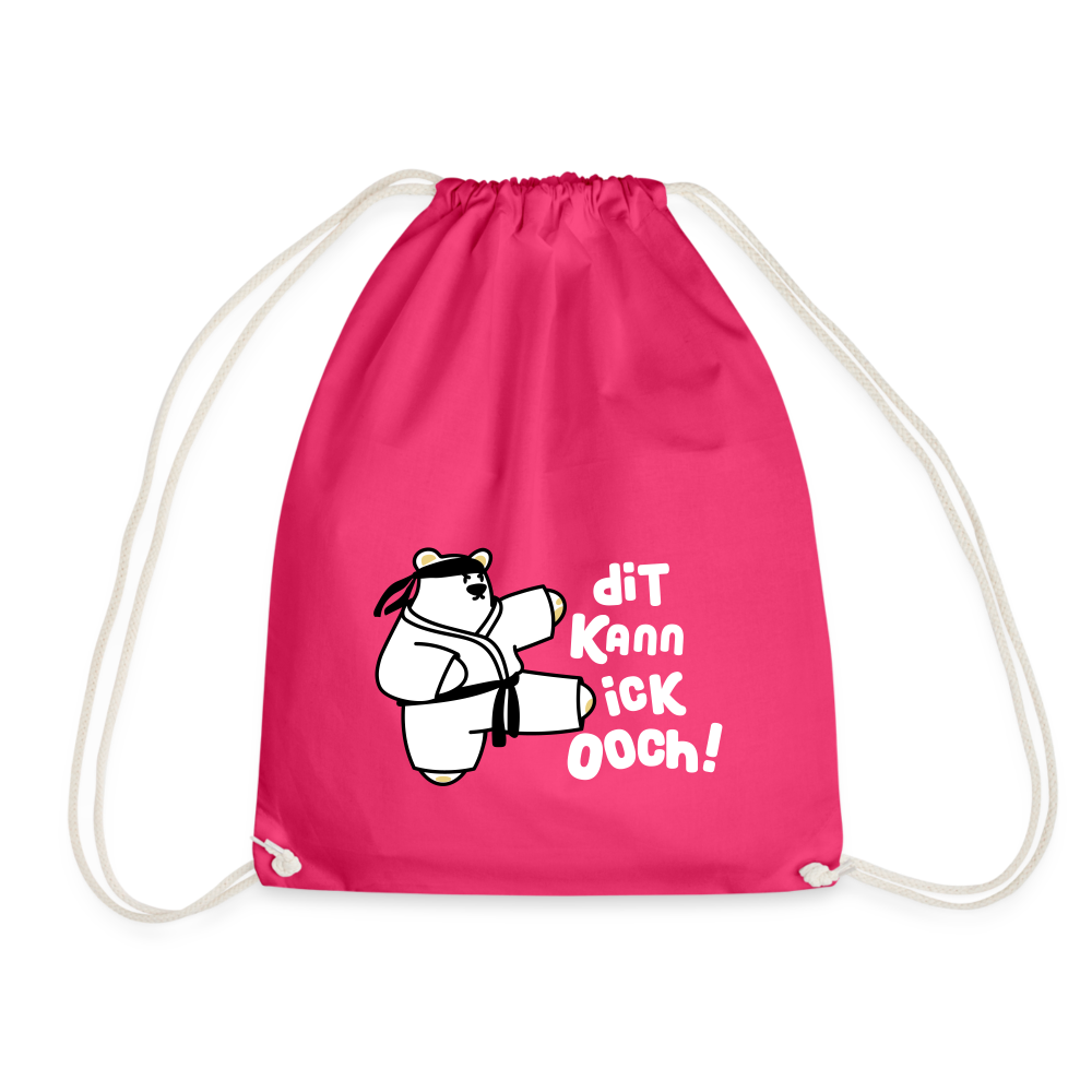Dit kann ick ooch! - Turnbeutel - Fuchsia