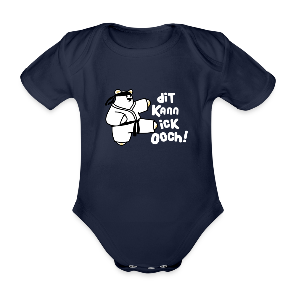 Dit kann ick ooch! - Bio-Kurzarmbody - Dunkelnavy