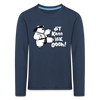 Dit kann ick ooch! - Kinder Langarmshirt - Navy