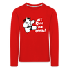 Dit kann ick ooch! - Kinder Langarmshirt - Rot