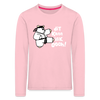 Dit kann ick ooch! - Kinder Langarmshirt - Hellrosa