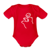 Böser Berliner Bär - Bio-Kurzarmbody - Rot