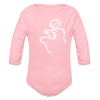 Böser Berliner Bär - Bio-Langarmbody - Hellrosa