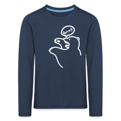Böser Berliner Bär - Kinder Langarmshirt