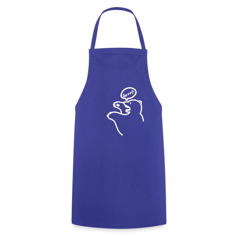 Böser Berliner Bär - Kochschürze - Royalblau
