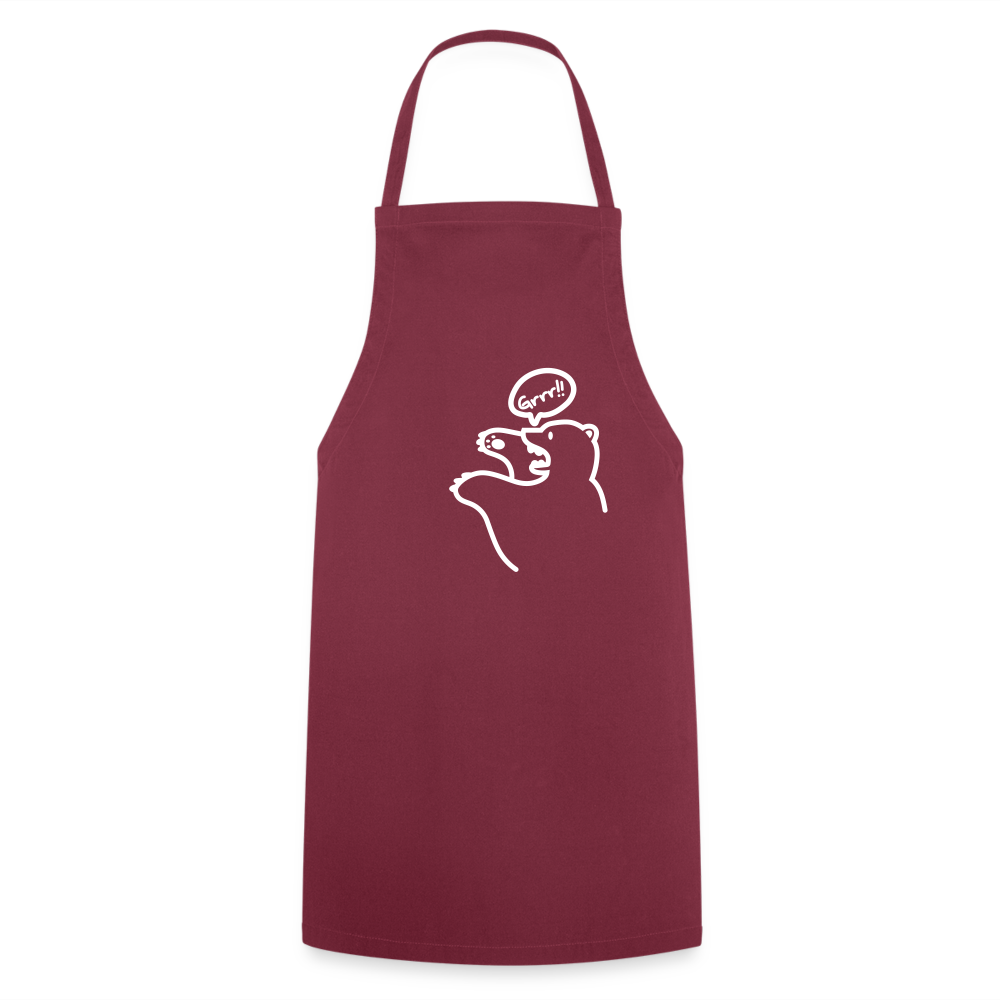 Böser Berliner Bär - Kochschürze - Bordeaux