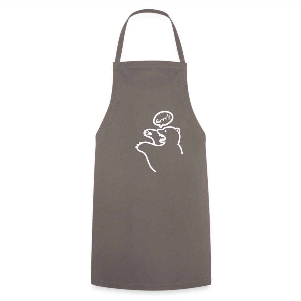 Böser Berliner Bär - Kochschürze - Grau