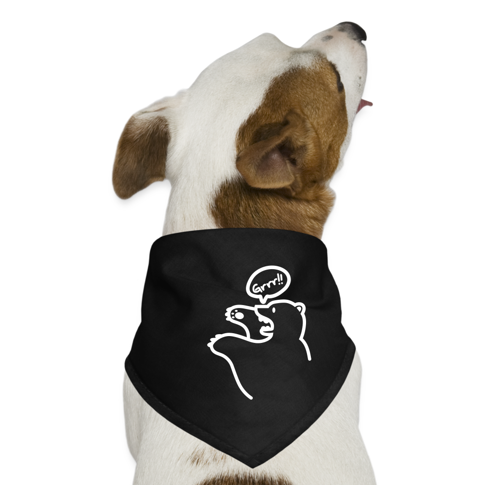 Böser Berliner Bär - Hunde-Bandana - Schwarz