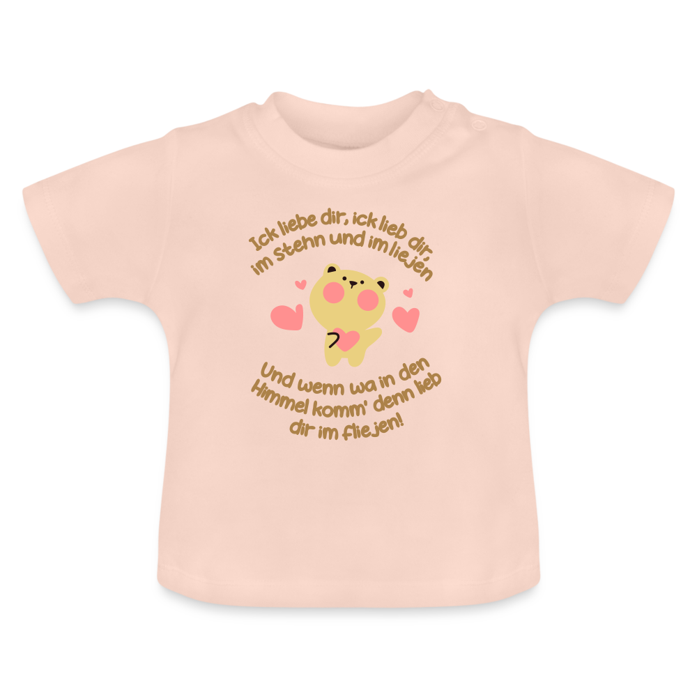 Im Stehn und im Liejen! - Baby T-Shirt - Kristallrosa