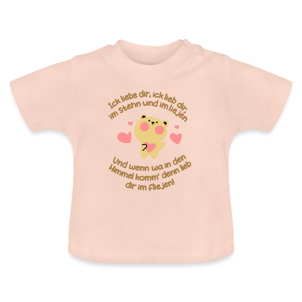 Im Stehn und im Liejen! - Baby T-Shirt - Kristallrosa