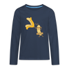 Nakedei - Teenager Langarmshirt - Navy