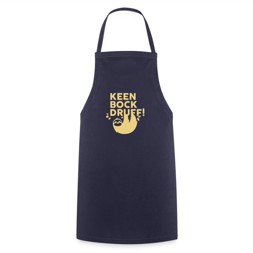 Keen Bock druff! - Kochschürze - Navy