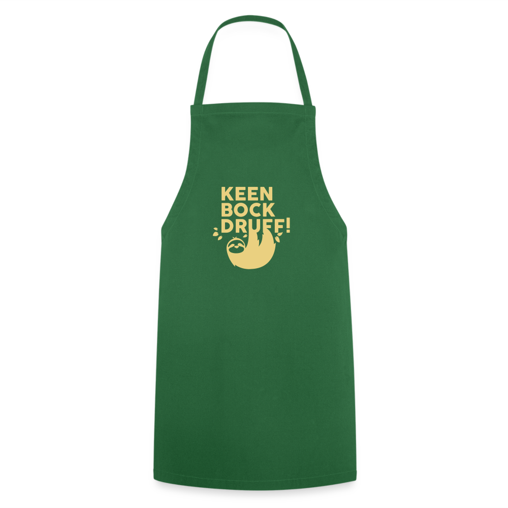 Keen Bock druff! - Kochschürze - Grün