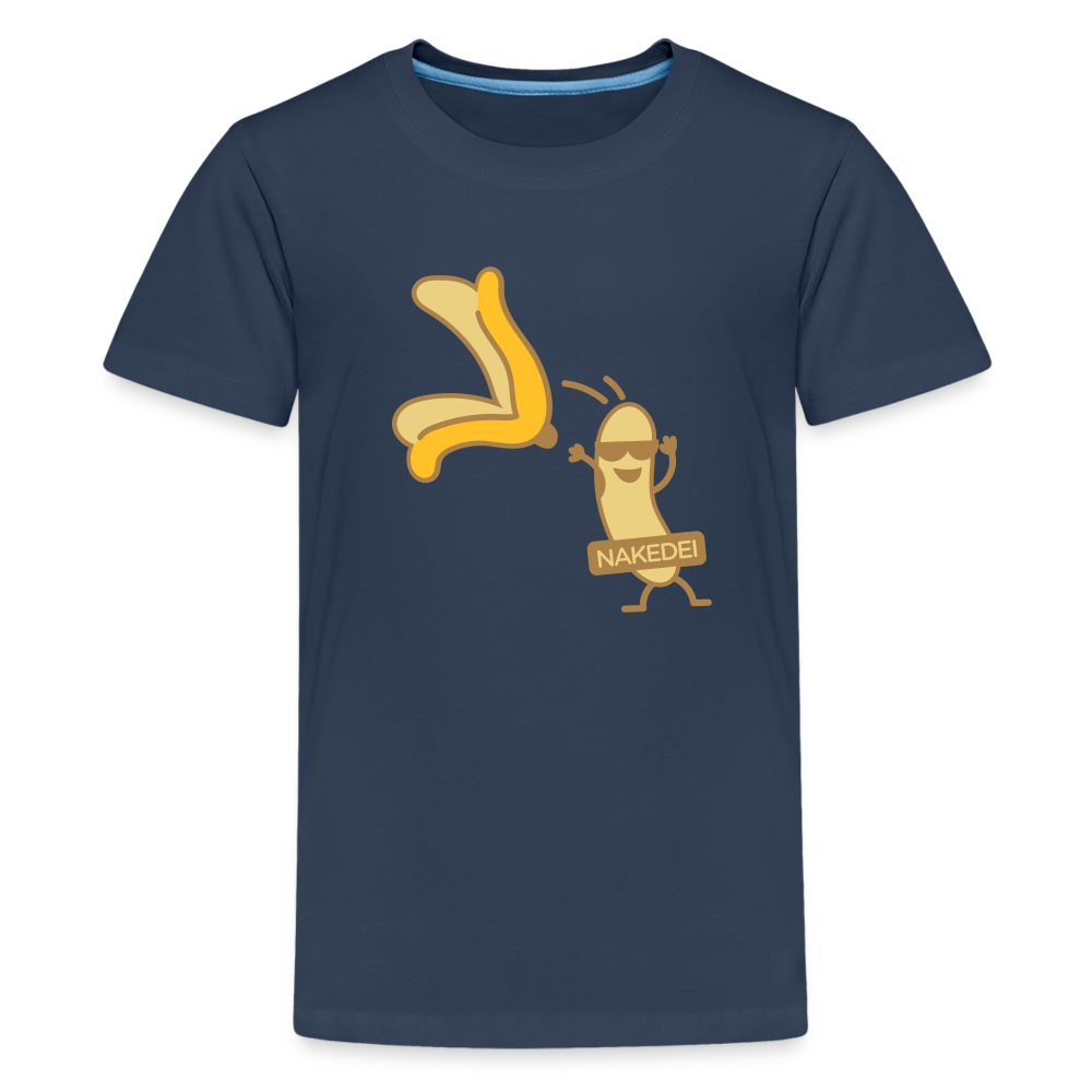 Nakedei - Teenager Premium T-Shirt - Navy