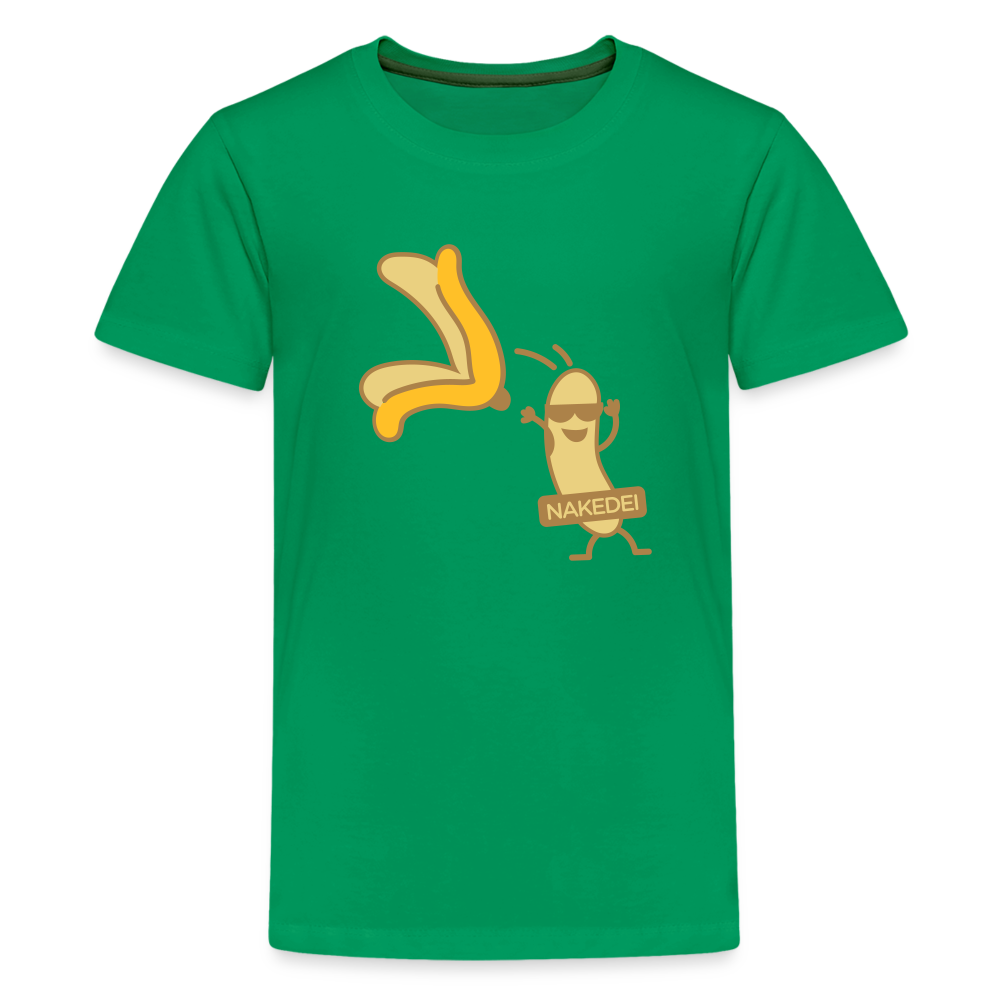 Nakedei - Teenager Premium T-Shirt - Kelly Green