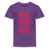 Ick bin Ick! - Teenager Premium T-Shirt - Lila