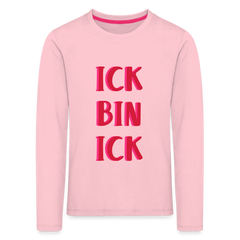 Ick bin Ick! - Kinder Langarmshirt