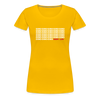 030 Berlin - Frauen Premium T-Shirt - Sonnengelb