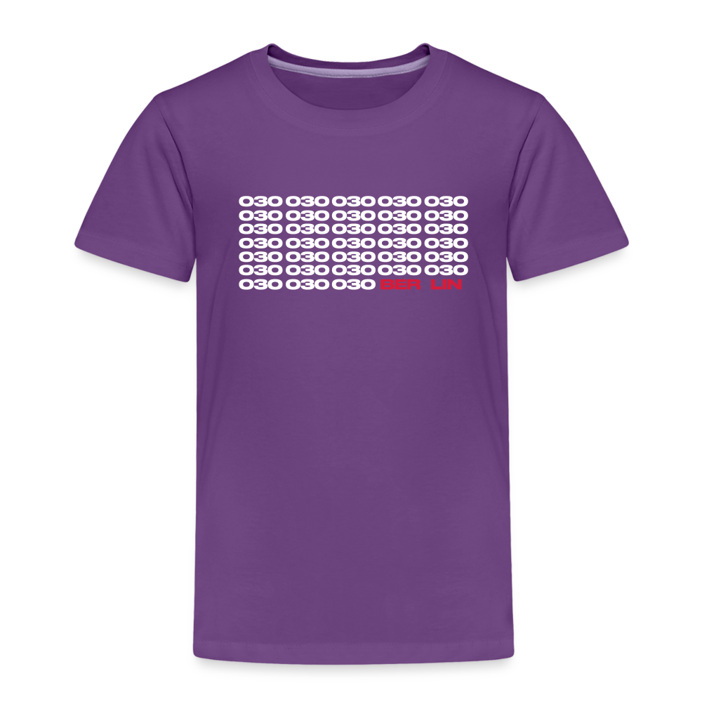 030 Berlin - Kinder Premium T-Shirt - Lila