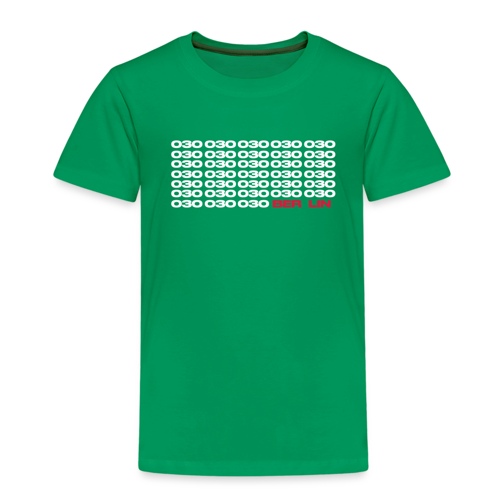 030 Berlin - Kinder Premium T-Shirt - Kelly Green