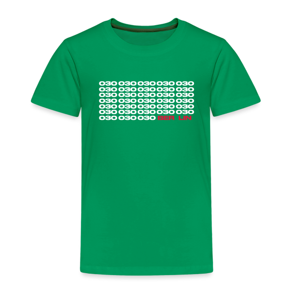 030 Berlin - Kinder Premium T-Shirt - Kelly Green