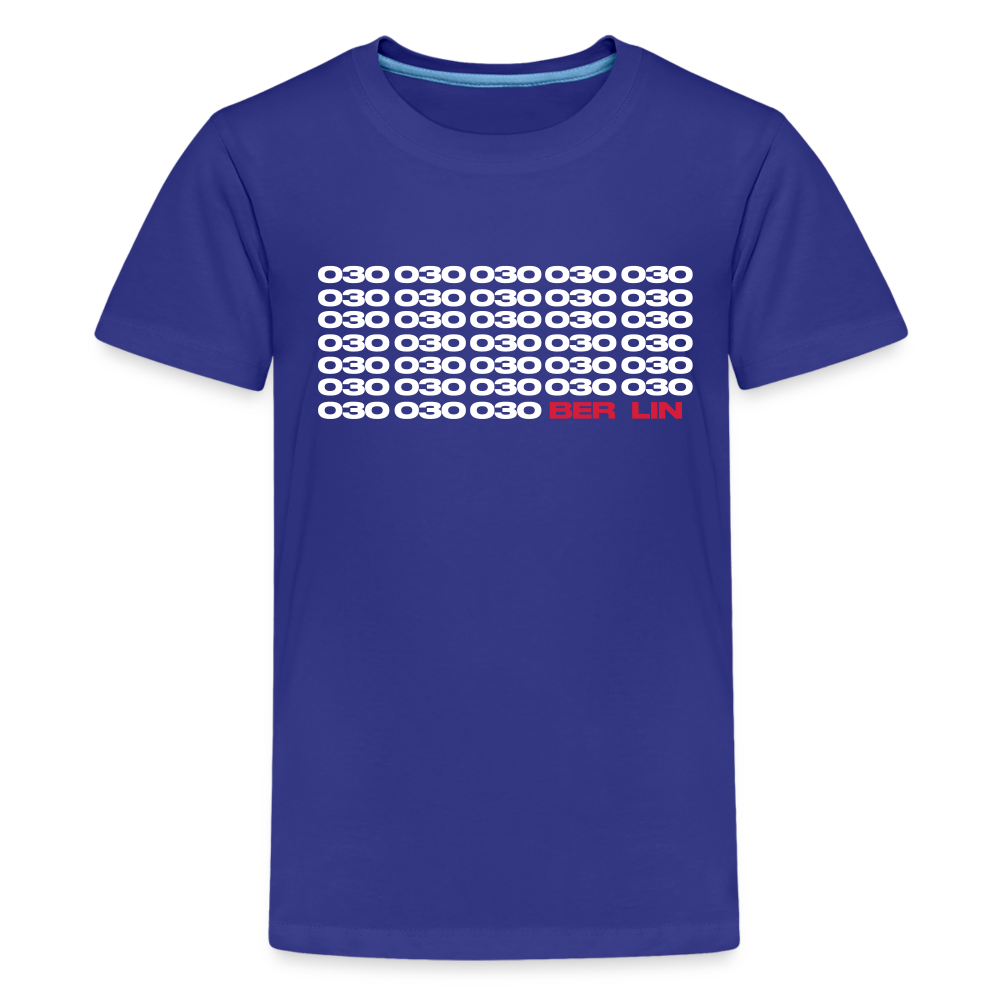 030 Berlin - Teenager Premium T-Shirt - Königsblau