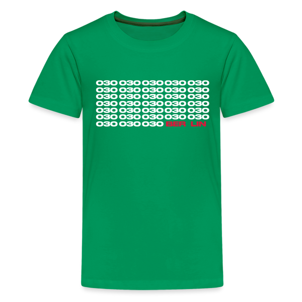 030 Berlin - Teenager Premium T-Shirt - Kelly Green
