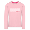 030 Berlin - Kinder Langarmshirt - Hellrosa