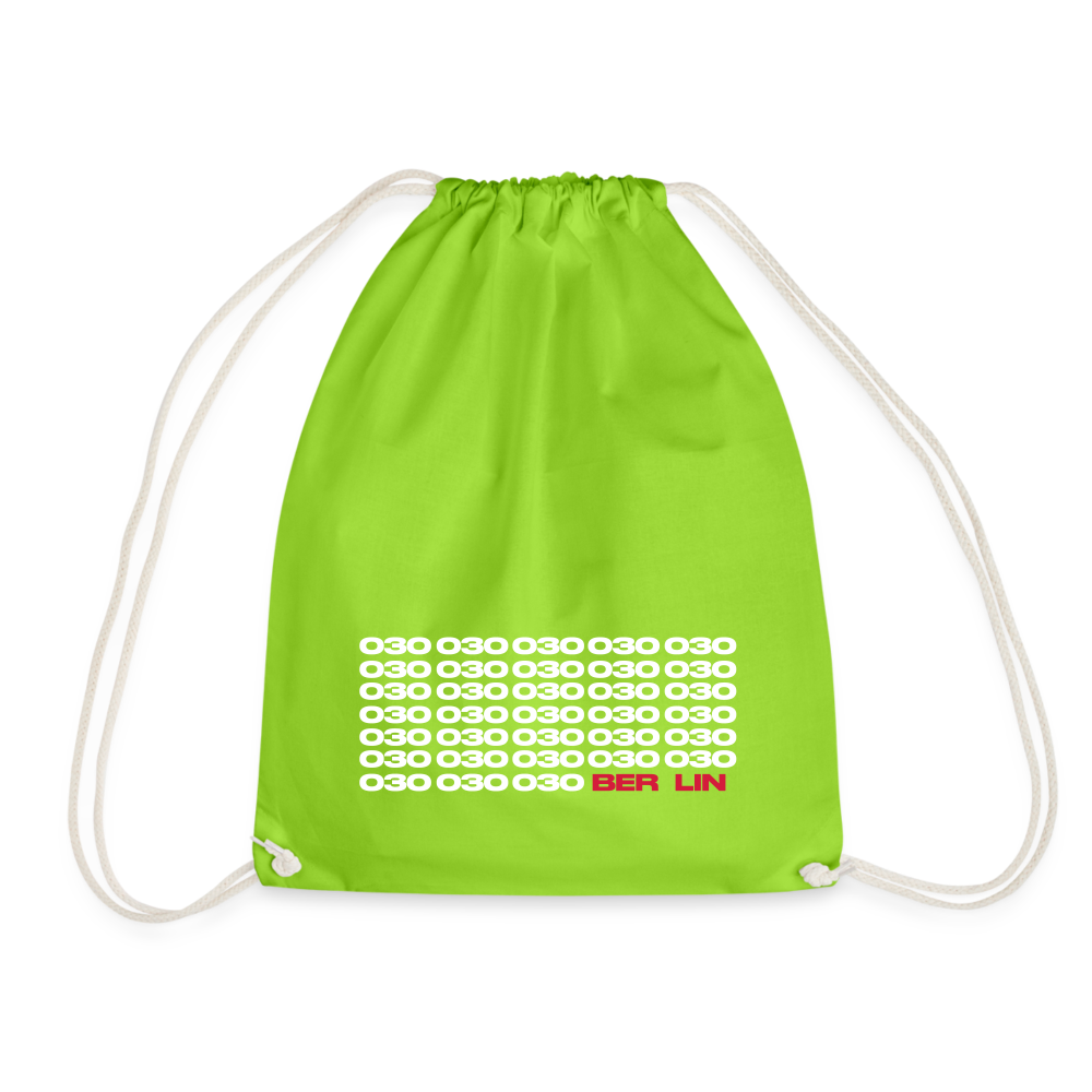 030 Berlin - Turnbeutel - Neongrün
